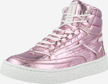 Greyder Lab High-Top Sneakers in Pink: front