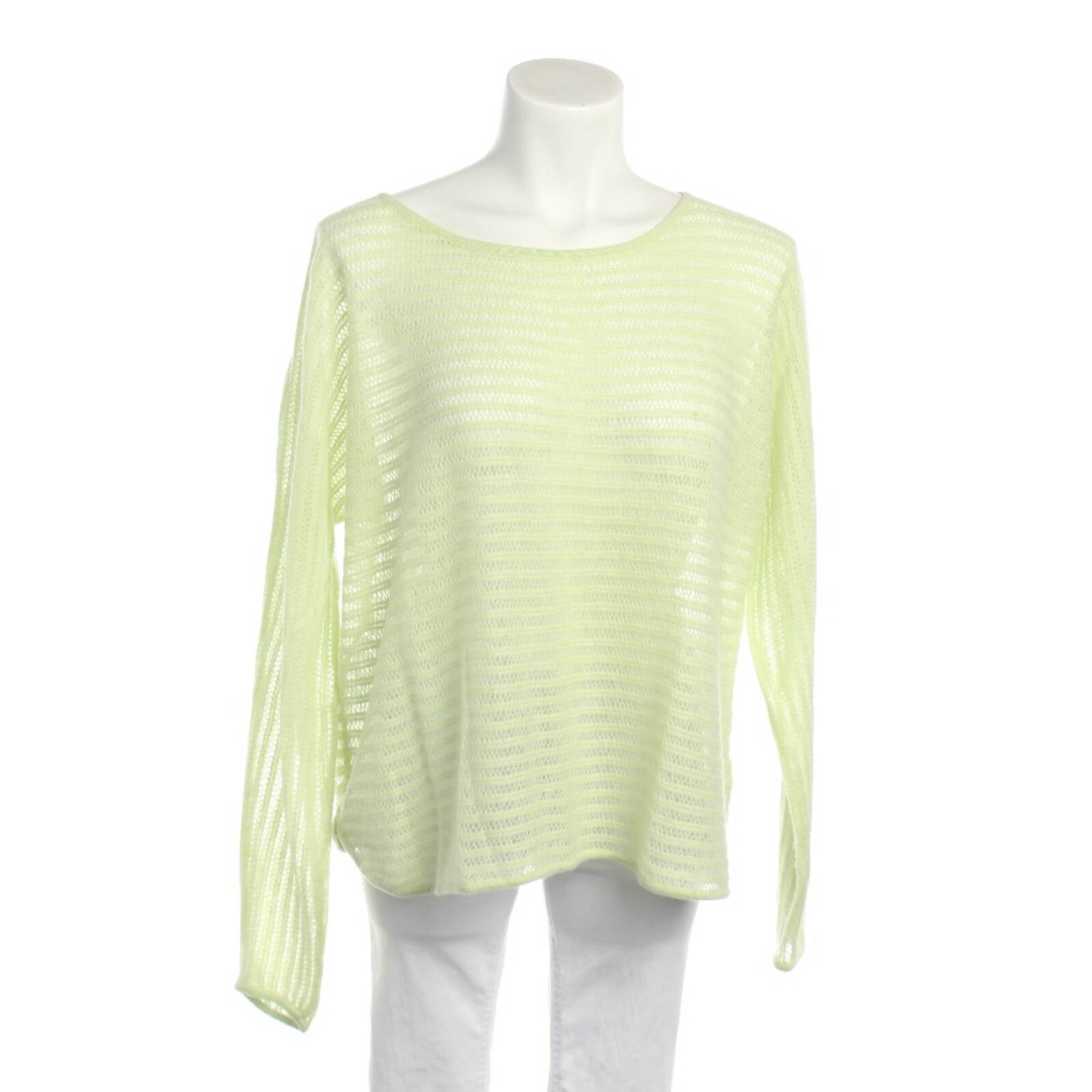 DELICATELOVE Pullover / Strickjacke S in Grün: Vorderseite