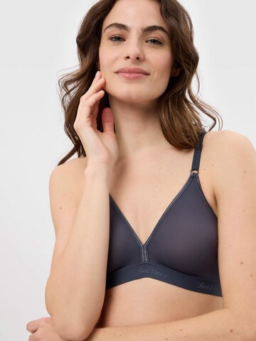 BeeDees Triangle Bra 'Soft-BH Microfun N' in Blue