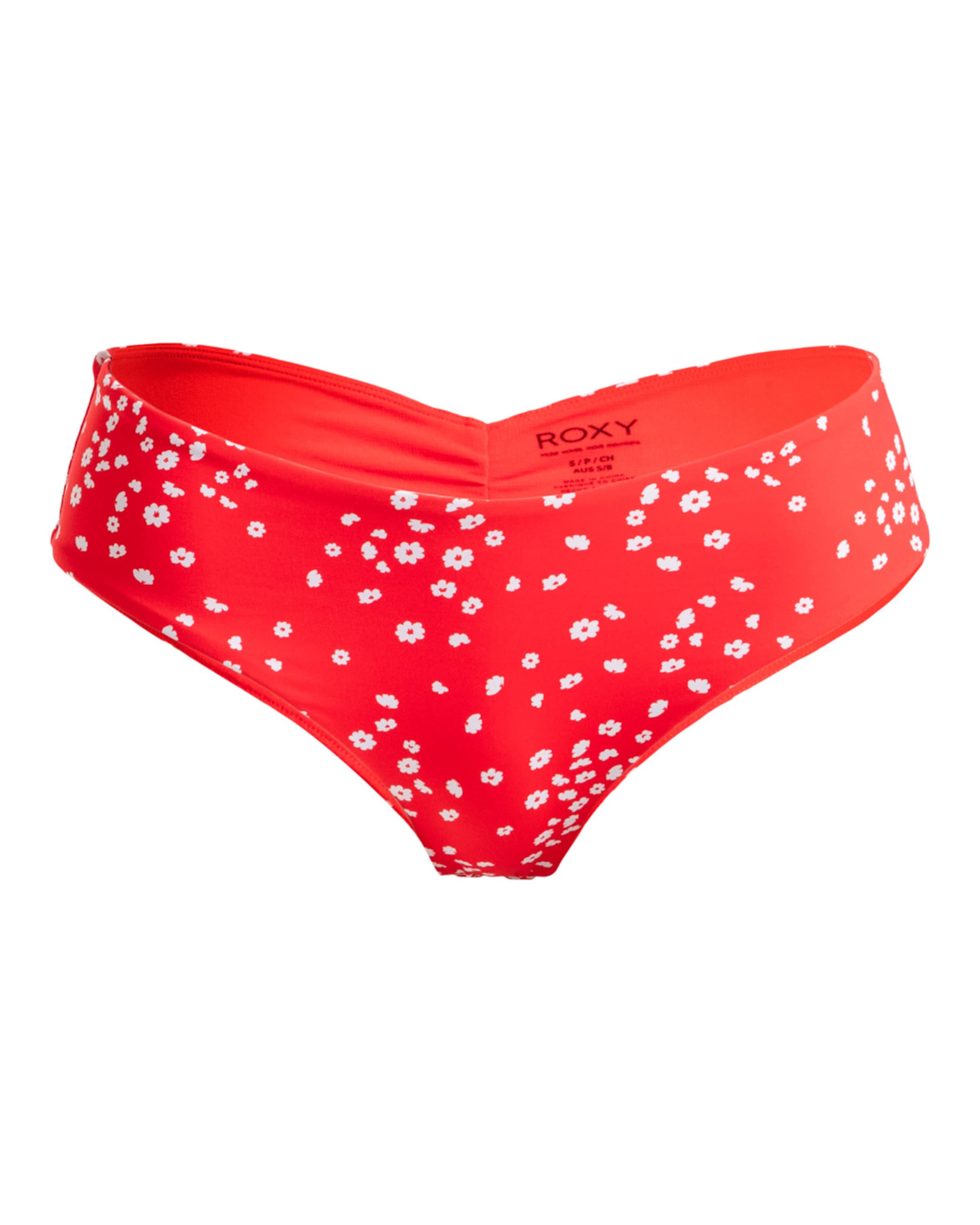 ROXY Bas de bikini 'Pt Beach Classics' en L en rouge / blanc, Vue avec produit