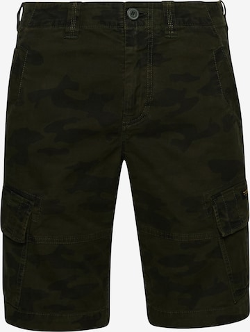 Superdry Regular Cargo Pants in Green: front