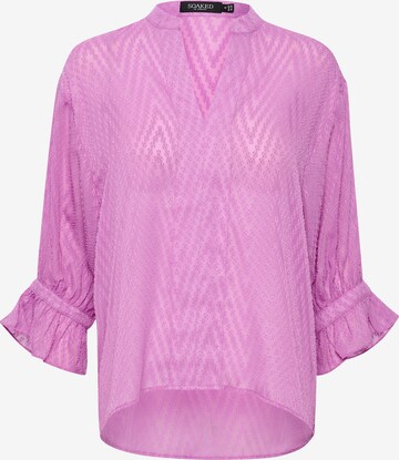 SOAKED IN LUXURY Bluse in Pink: predná strana