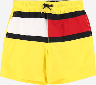 TOMMY HILFIGER Plavecké šortky - námořnická modř / svítivě žlutá / červená / bílá, Produkt