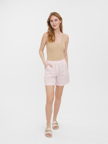 VERO MODA Loosefit Shorts 'Nibi' in Pink