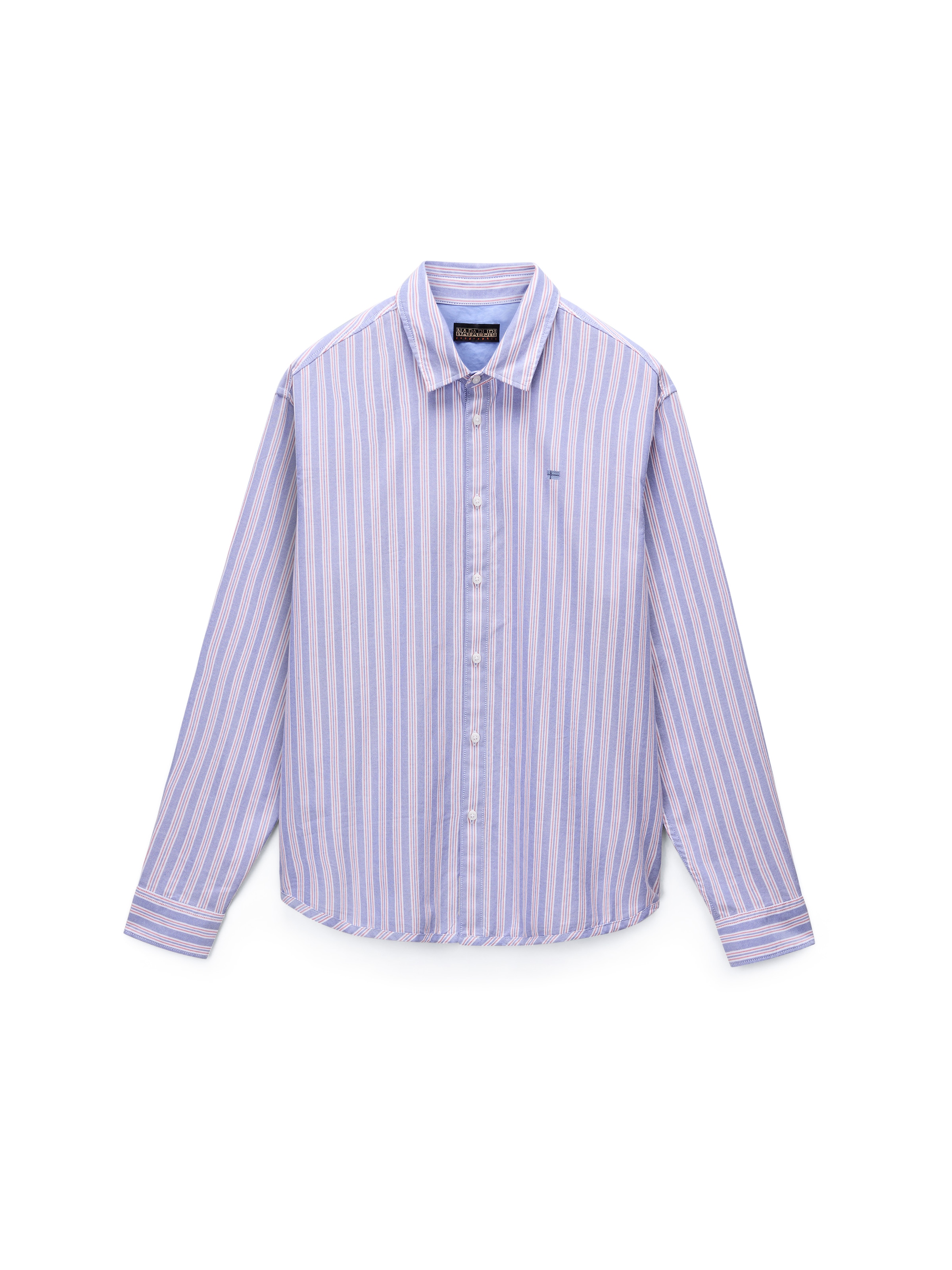 NAPAPIJRI Button Up Shirt 'G-Terra' in Lavender / Mandarine / White, Item view