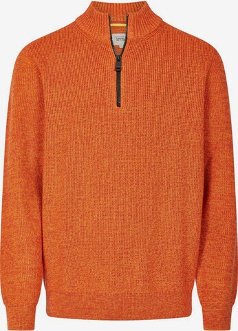 CAMEL ACTIVE Sweater 'Troyer' in Orange: front