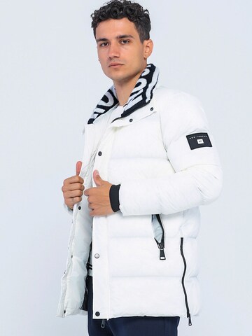 Ron Tomson Winter Jacket in White