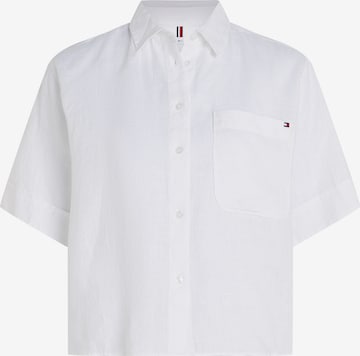 Chemisier TOMMY HILFIGER en blanc : devant