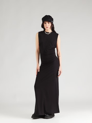 juoda WEEKDAY Suknelė 'Georgina': priekis