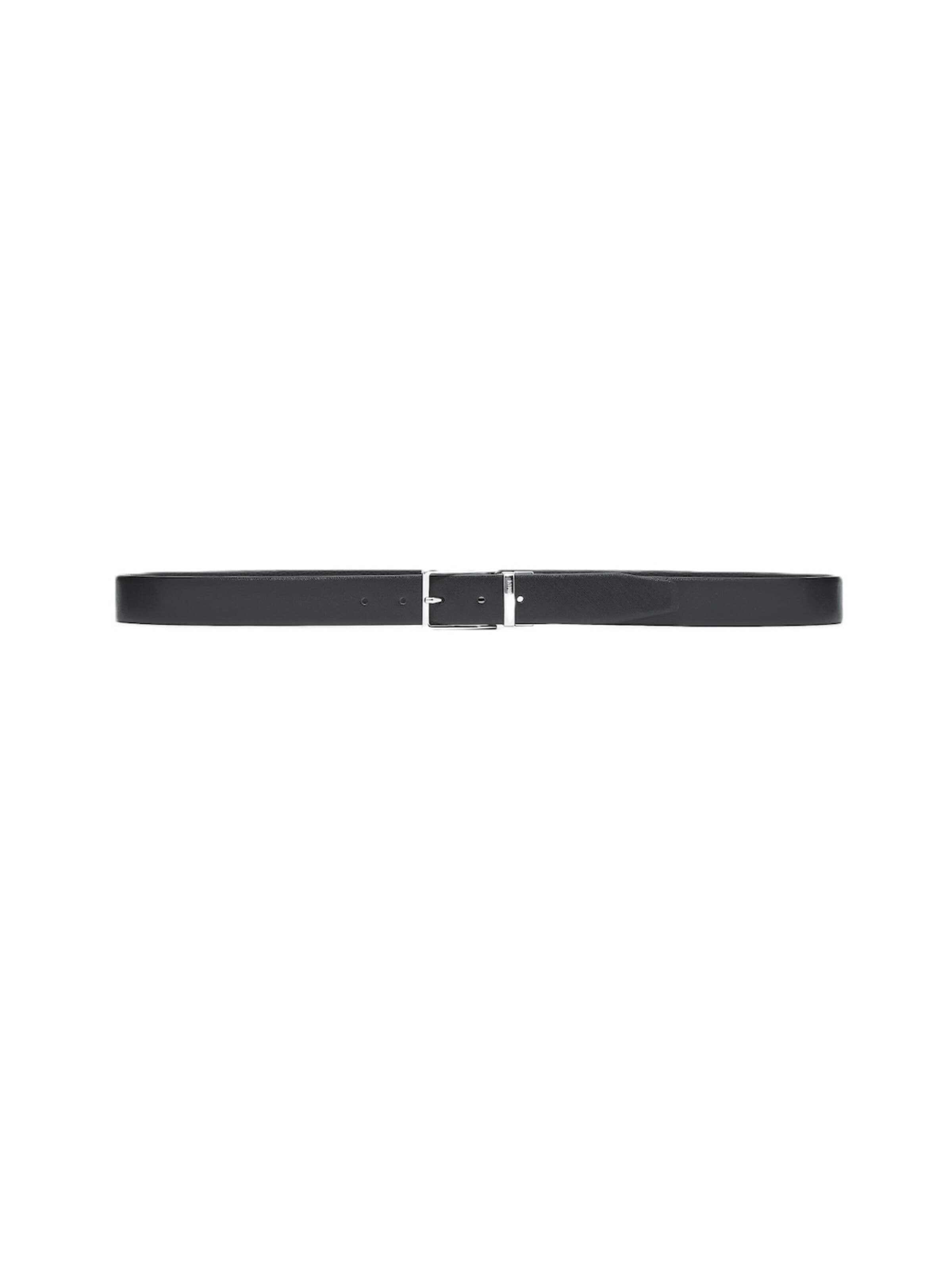 Emporio Armani Gürtel 'EM005540 AF24909'‌‌‌‌‌‌‌ in Schwarz: Vorderseite