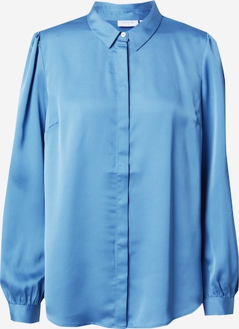 VILA Blouse 'ELLETTE' in Blauw: voorkant