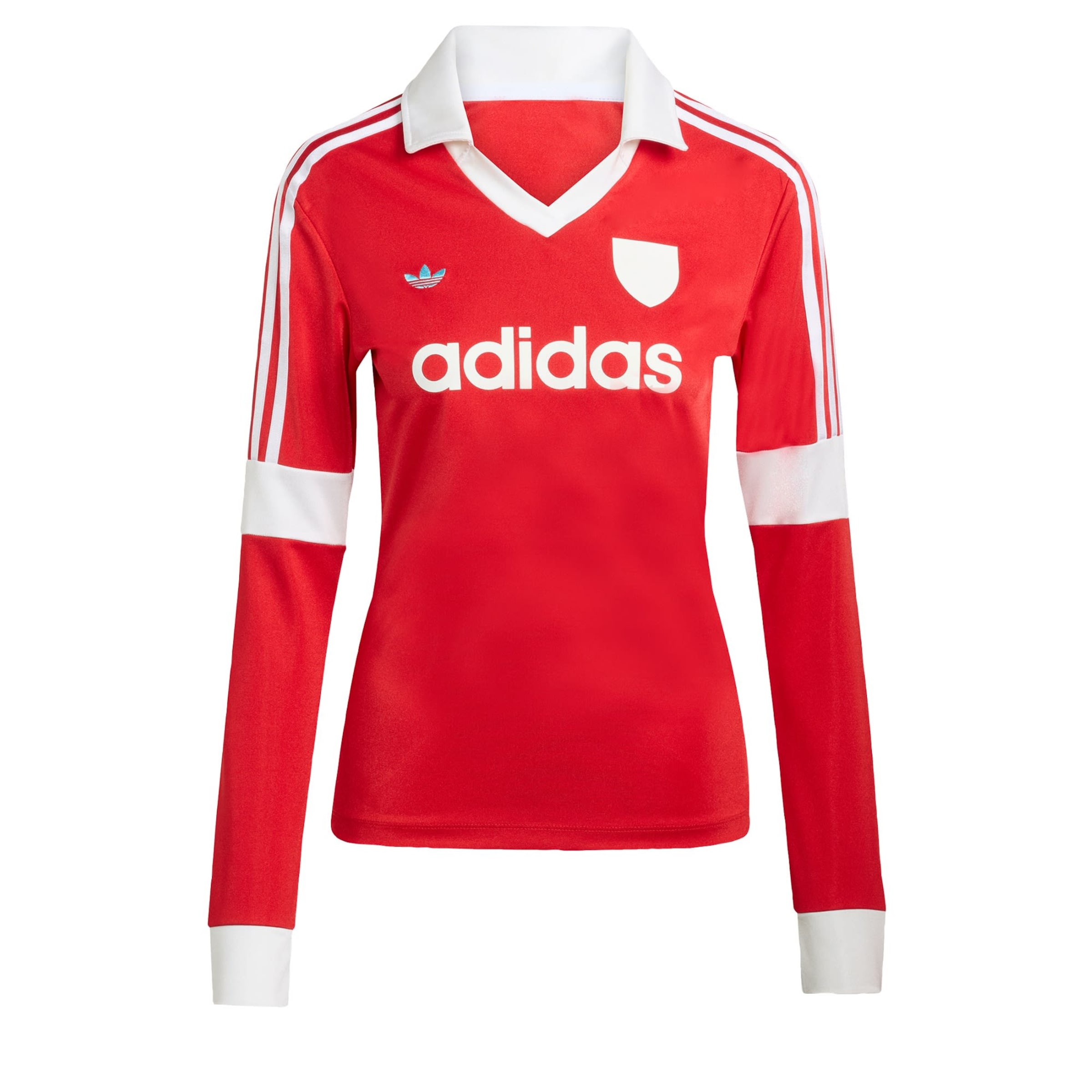 ADIDAS ORIGINALS - Camiseta &#x27;Graphic Football Long Sleeve&#x27; en rojo: frente