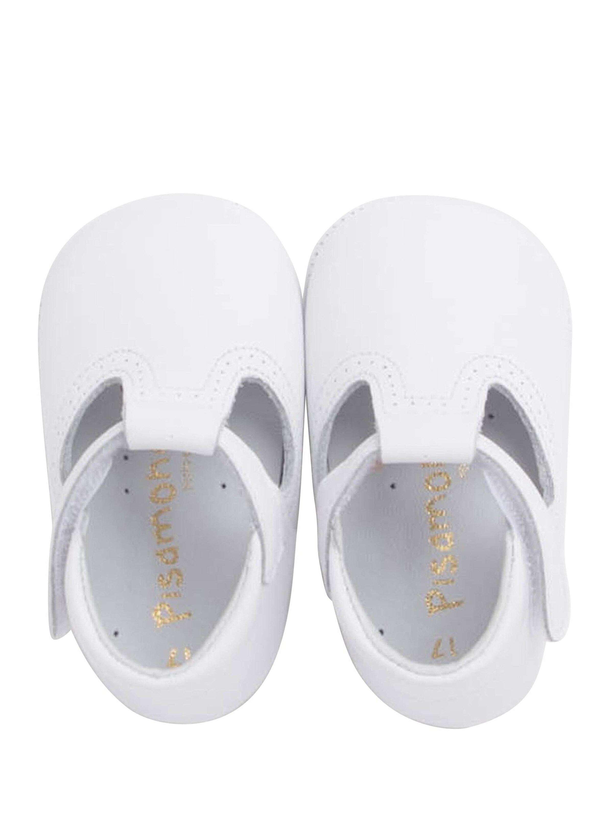 Pisamonas - Zapatos primeros pasos en blanco