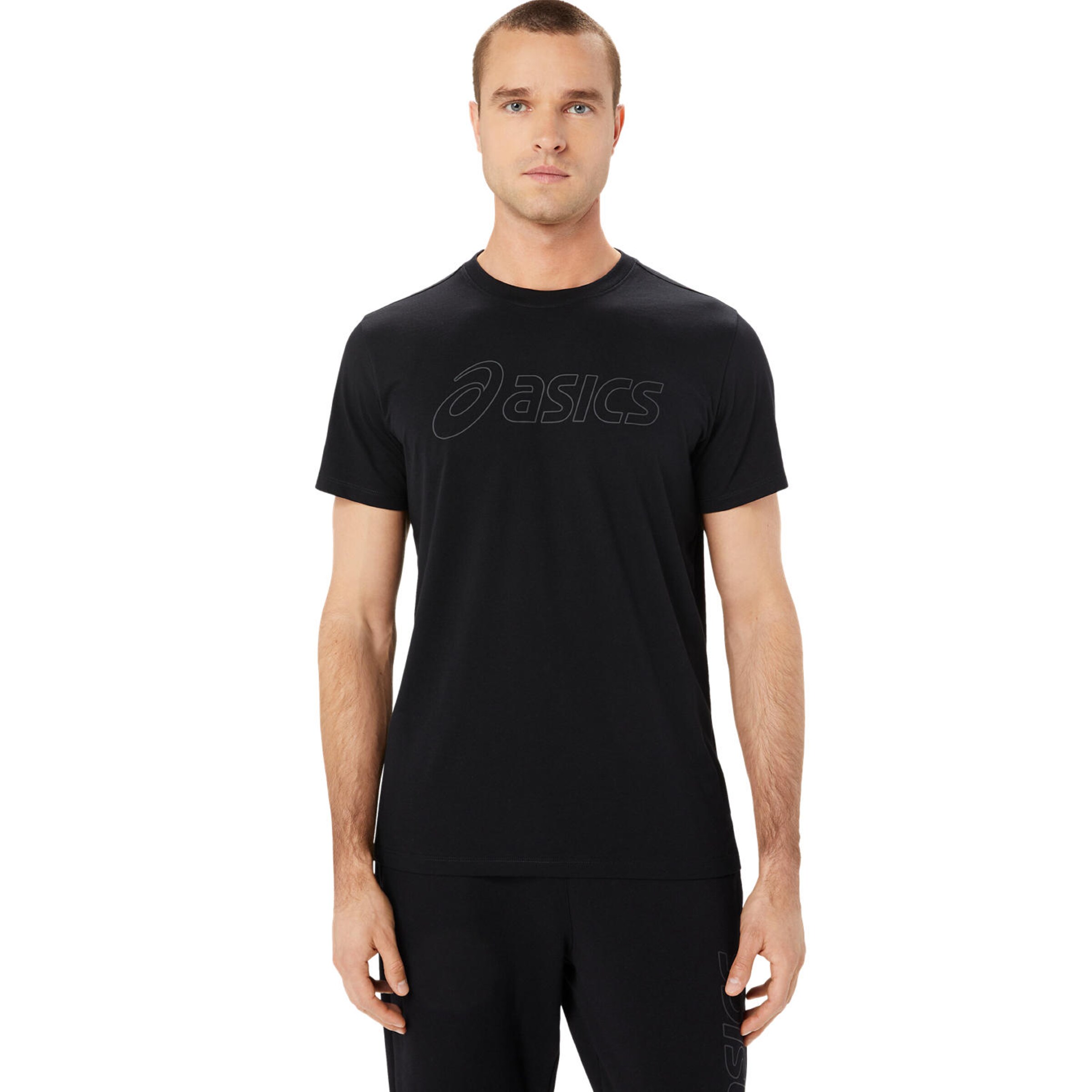 ASICS Performance Shirt in Black: front