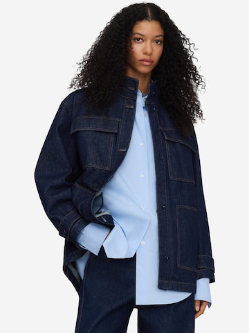 Adolfo Dominguez Jacke in Blau: Vorderseite