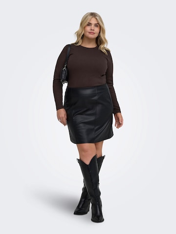 ONLY Carmakoma Shirt 'CARRiley' in Brown