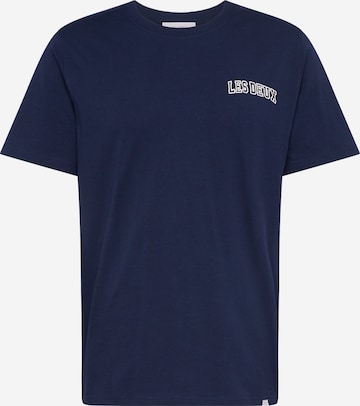 T-Shirt 'Blake' Les Deux en bleu : devant