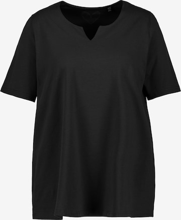 Ulla Popken Shirt in Black: front