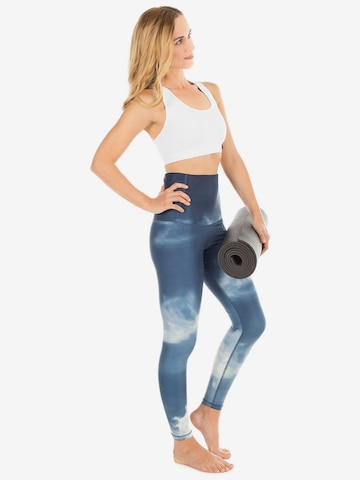 Winshape Slimfit Športne hlače 'HWL102' | modra barva