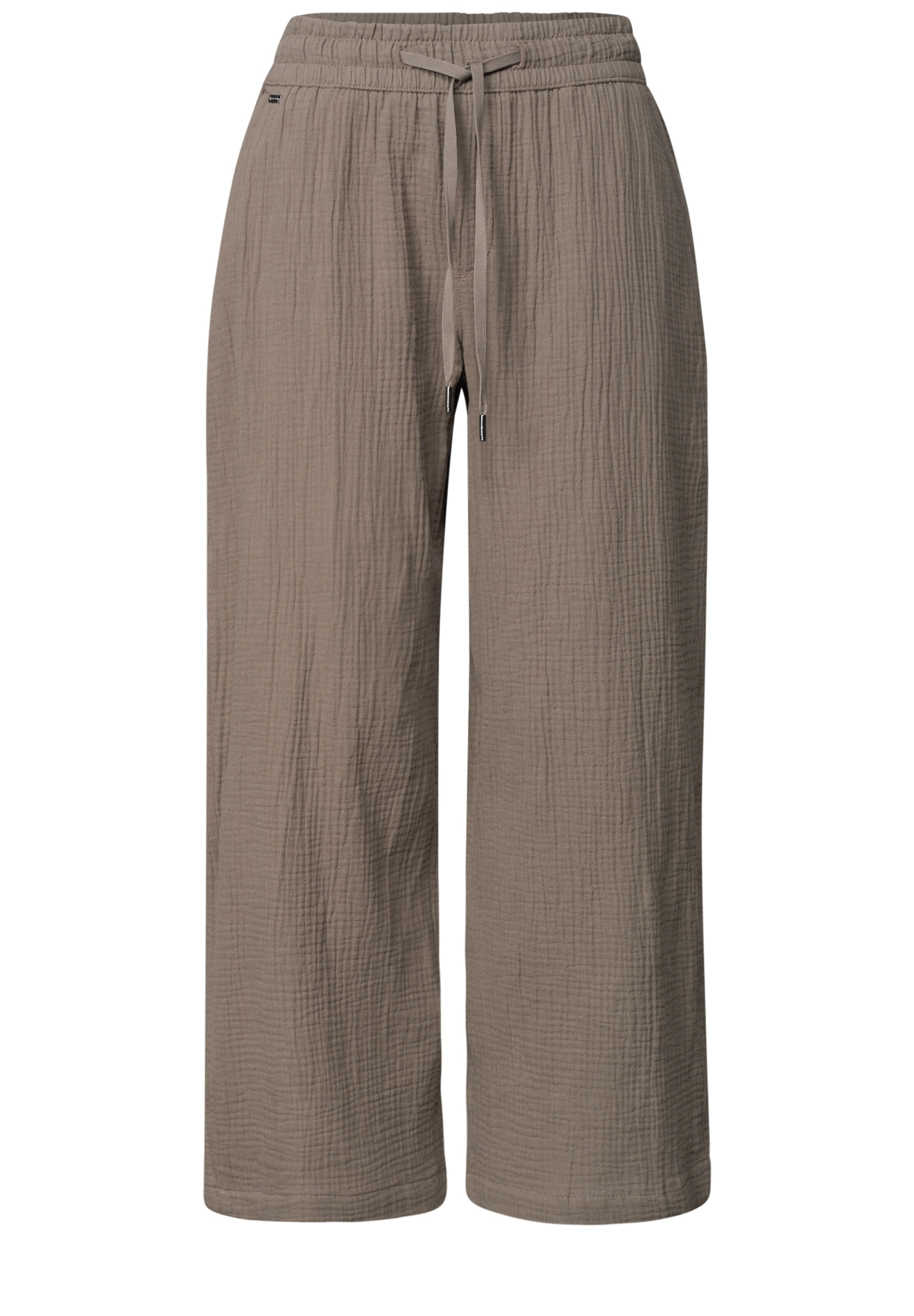 STREET ONE Loosefit Hose in Braun: Vorderseite