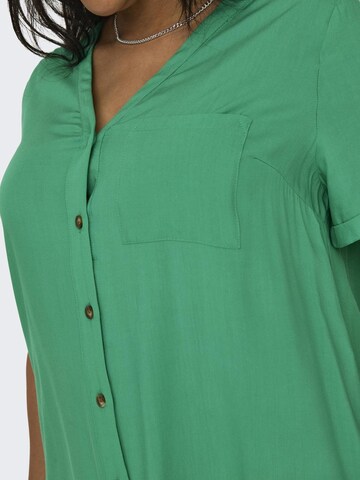 ONLY Carmakoma Shirt Dress in Green