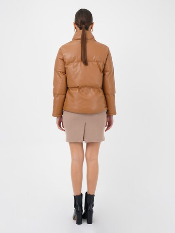 FRESHLIONS Winter jacket 'Olena' in Brown