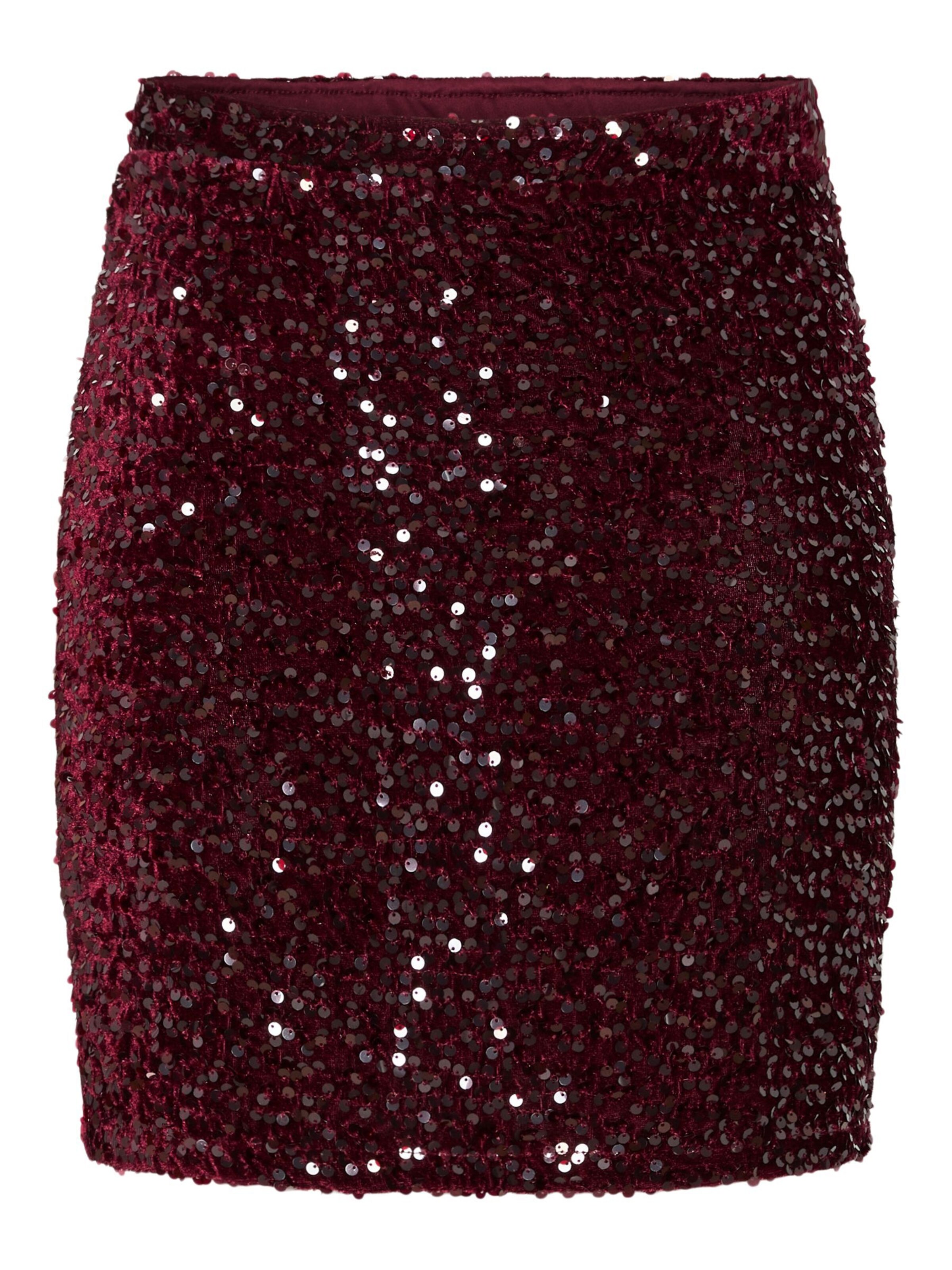 PIECES Nederdel 'PCKam' i rød: forside