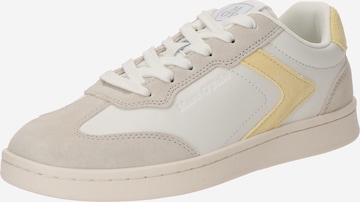 Baskets basses Marc O'Polo en blanc : devant