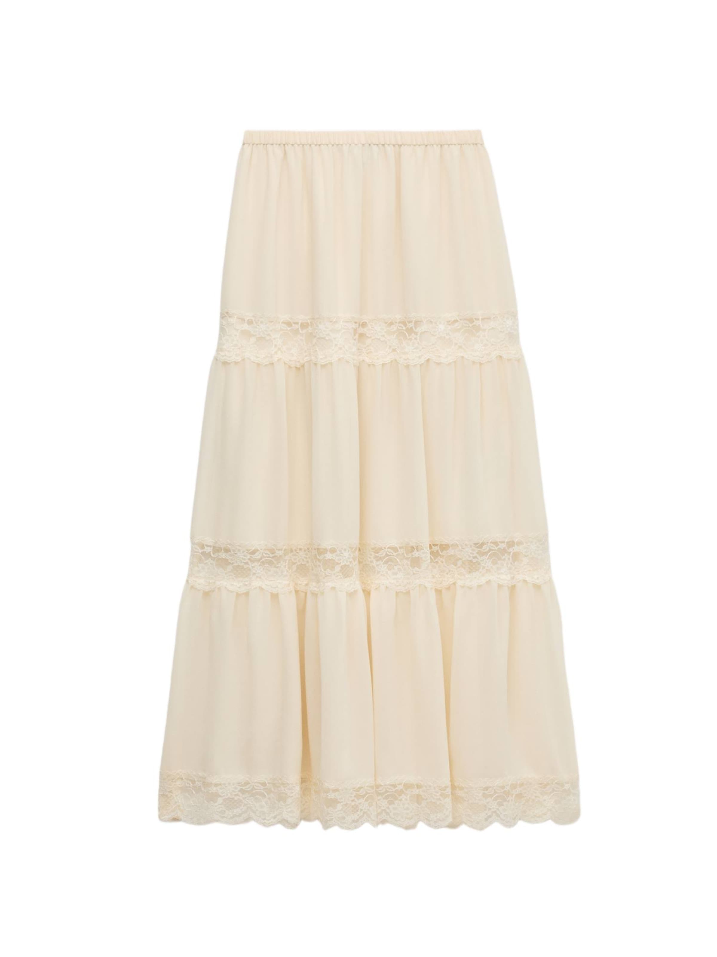 Marks & Spencer Rok in Beige: voorkant