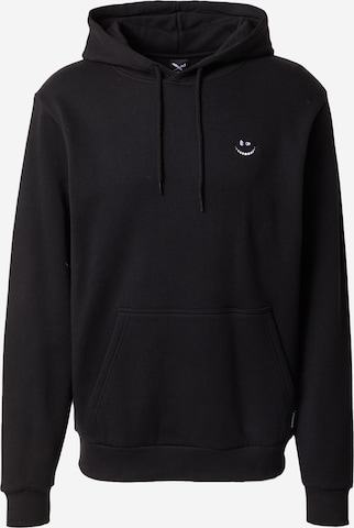 Iriedaily Sweatshirt 'Grin Cat' i svart: forside