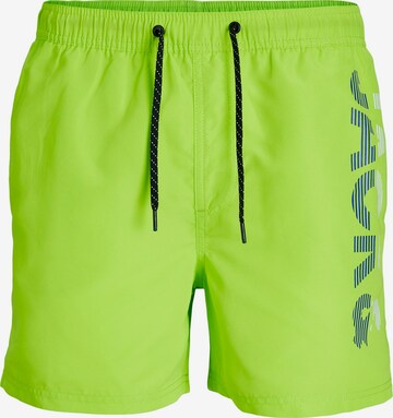 JACK & JONES Board Shorts 'Fiji' in Green: front