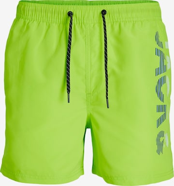 Shorts de bain 'Fiji' JACK & JONES en vert : devant