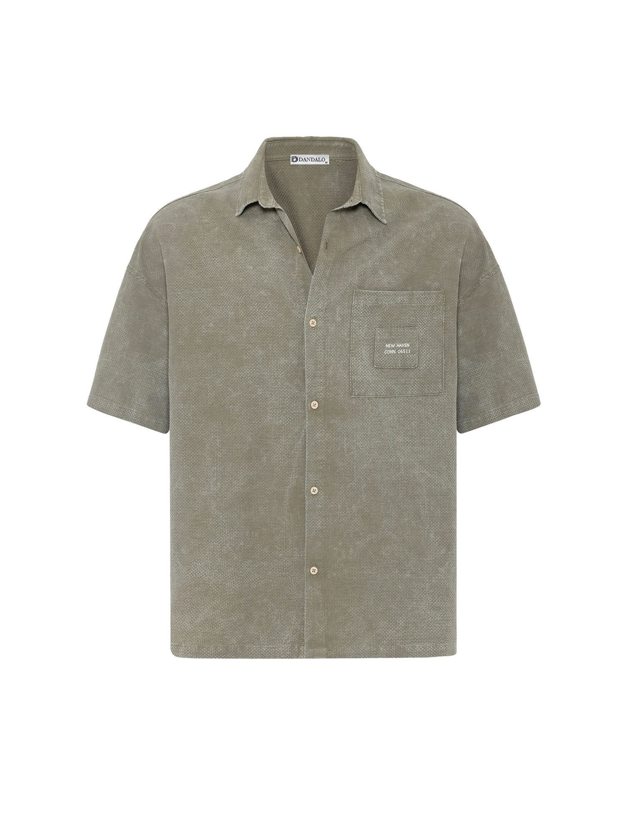 Dandalo Comfort Fit Риза в зелено: отпред