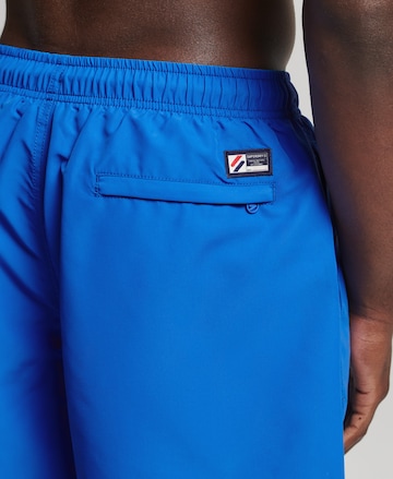 Superdry Zwemshorts in Blauw