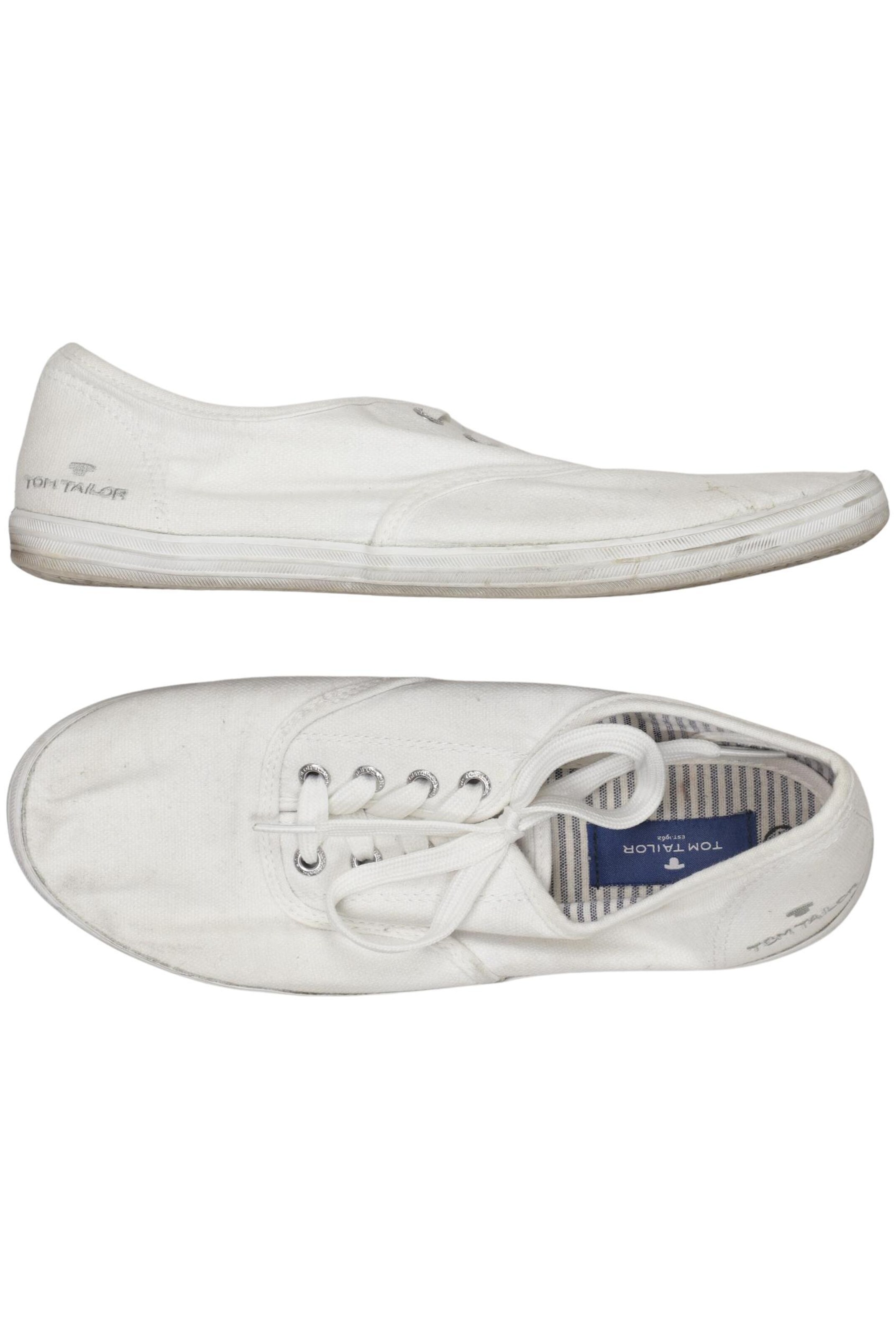 TOM TAILOR Sneaker 40 in Weiß: Vorderseite