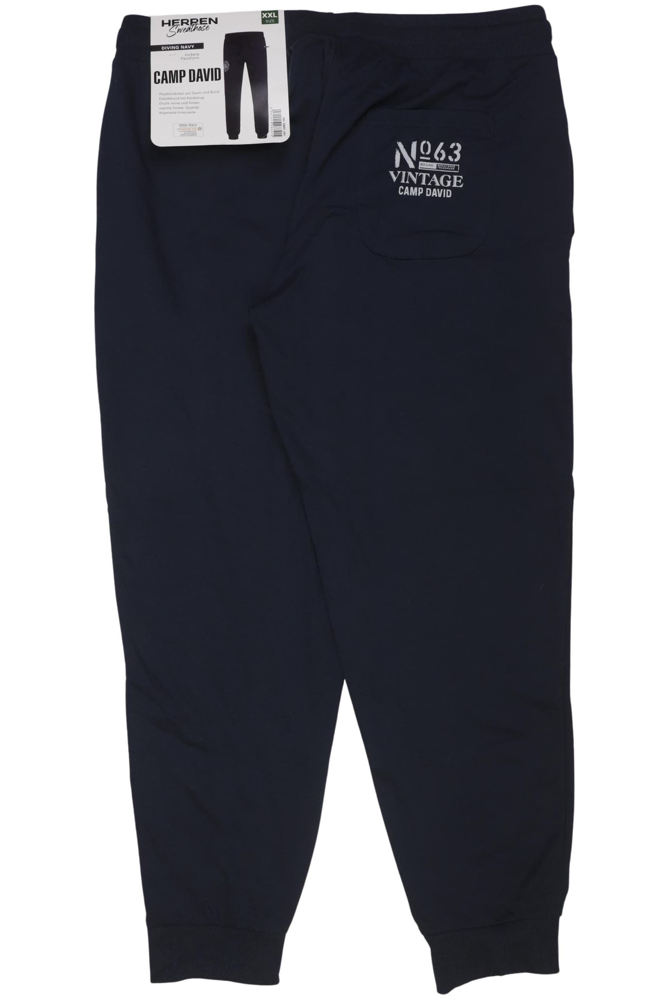 CAMP DAVID Stoffhose 38 in Blau