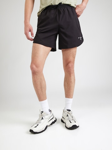 PUMA Normalny krój Spodnie sportowe 'PUMA X HYROX 6' w kolorze czarny: przód