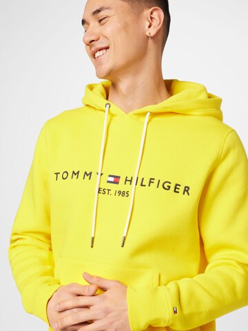 TOMMY HILFIGER Klasický střih Mikina – žlutá