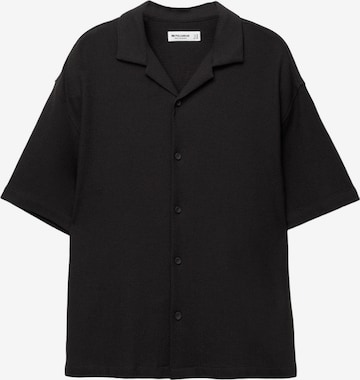 Cămașă de la Pull&Bear pe negru: față