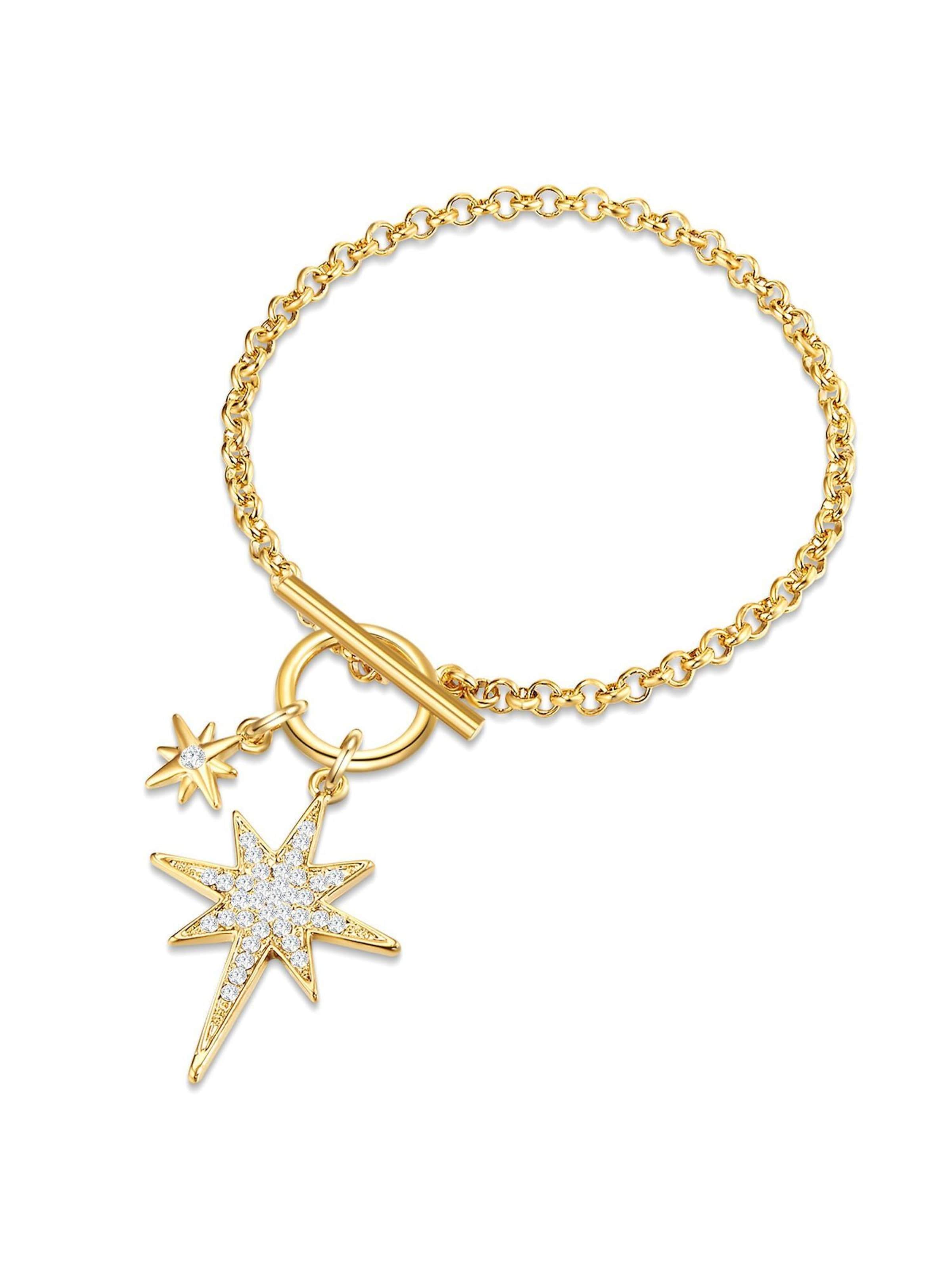 Lulu & Jane - Pulsera en oro: frente