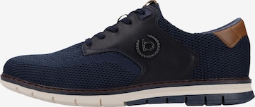 bugatti Athletic lace-up shoe 'Basic' in Blue: front