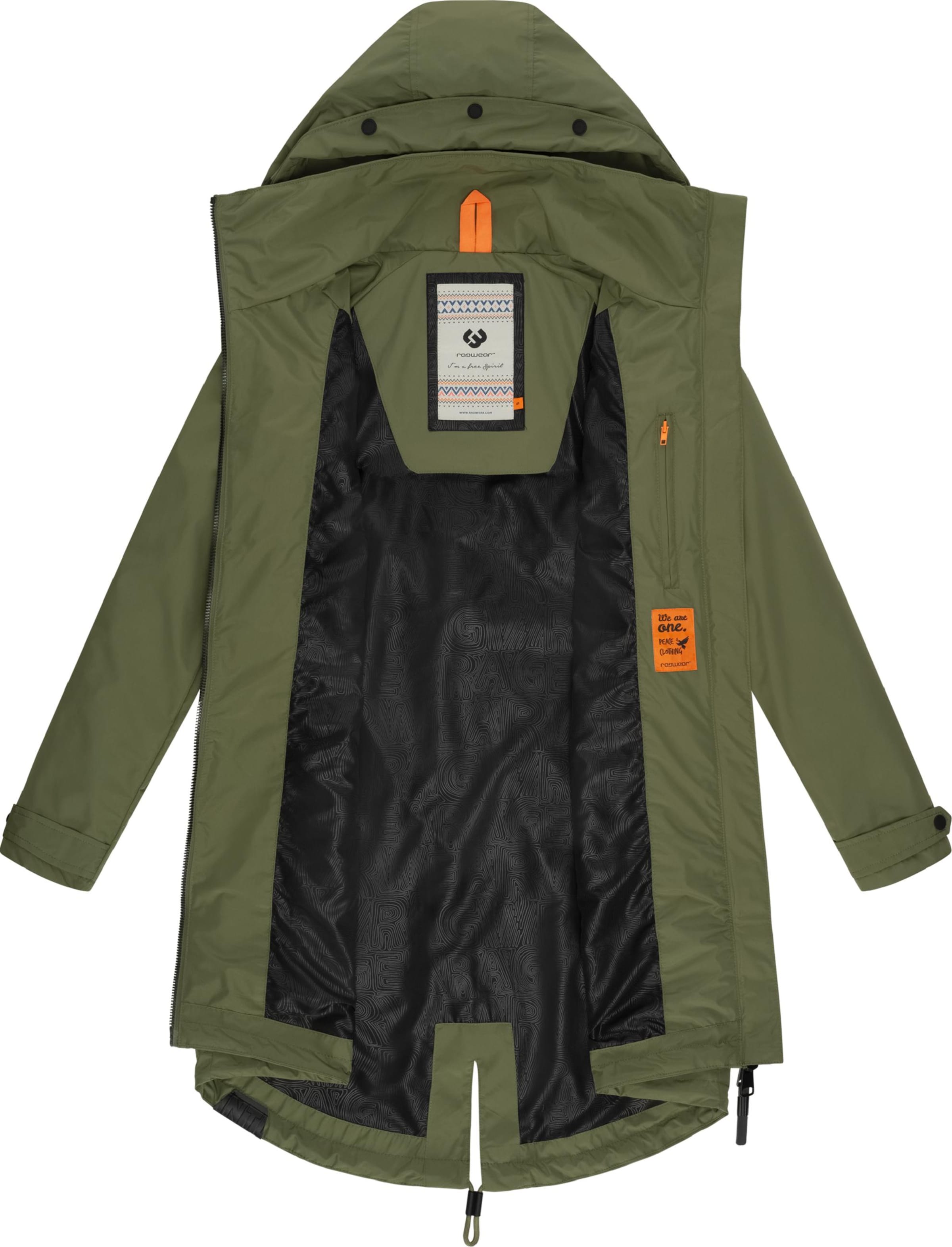 Manteau fonctionnel 'Frodik' Ragwear en vert