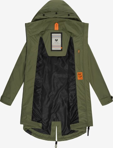 Manteau fonctionnel 'Frodik' Ragwear en vert