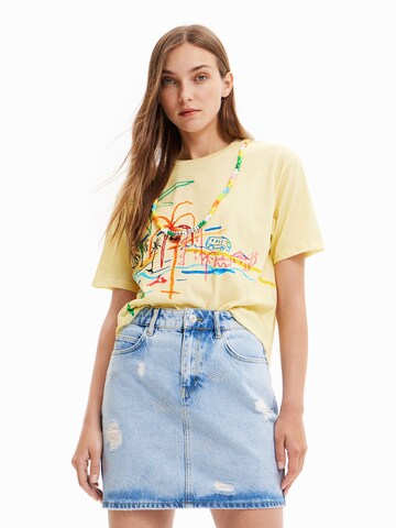 Desigual Shirt 'Palmer' in Yellow: front