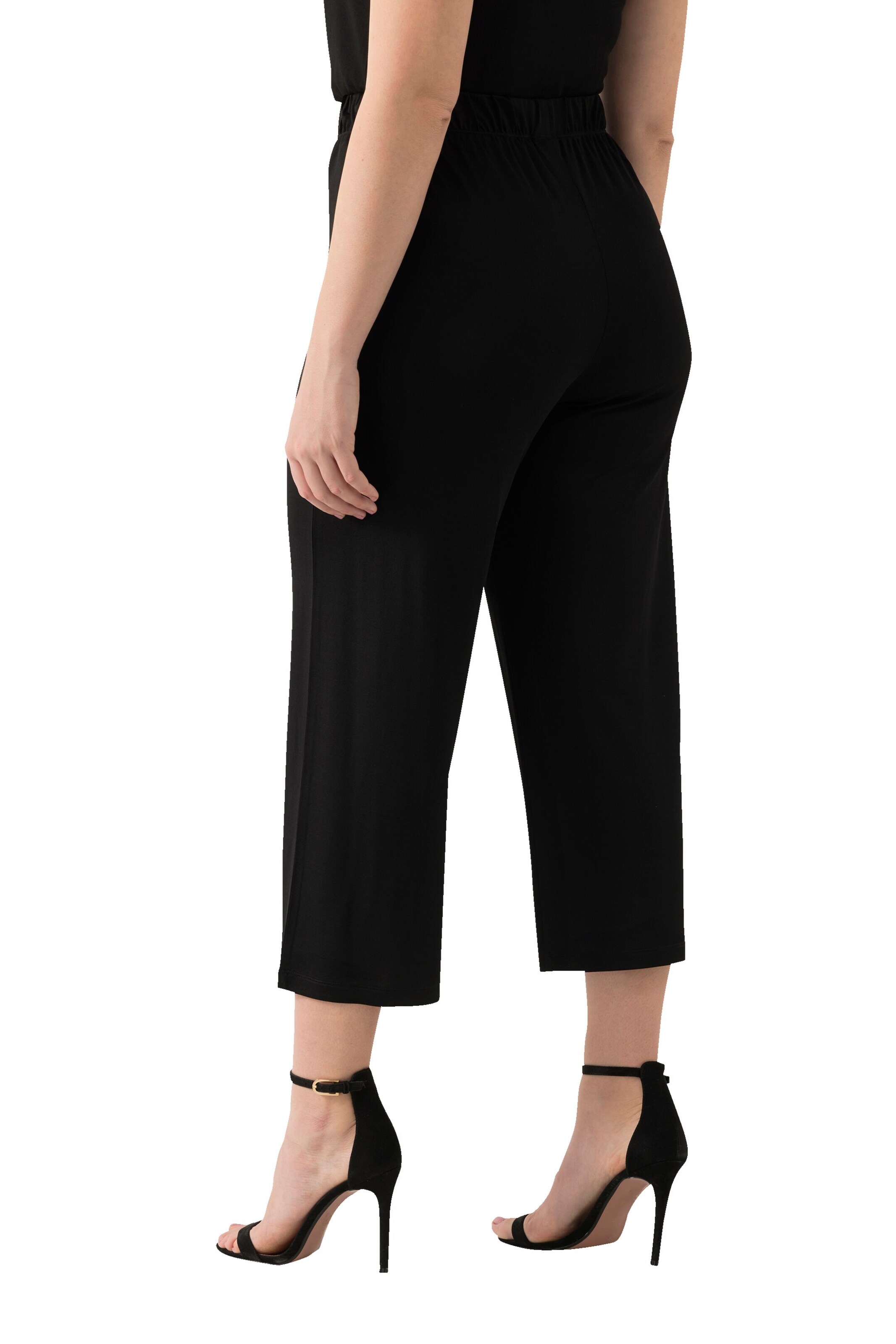 Ulla Popken Wide leg Trousers in Black