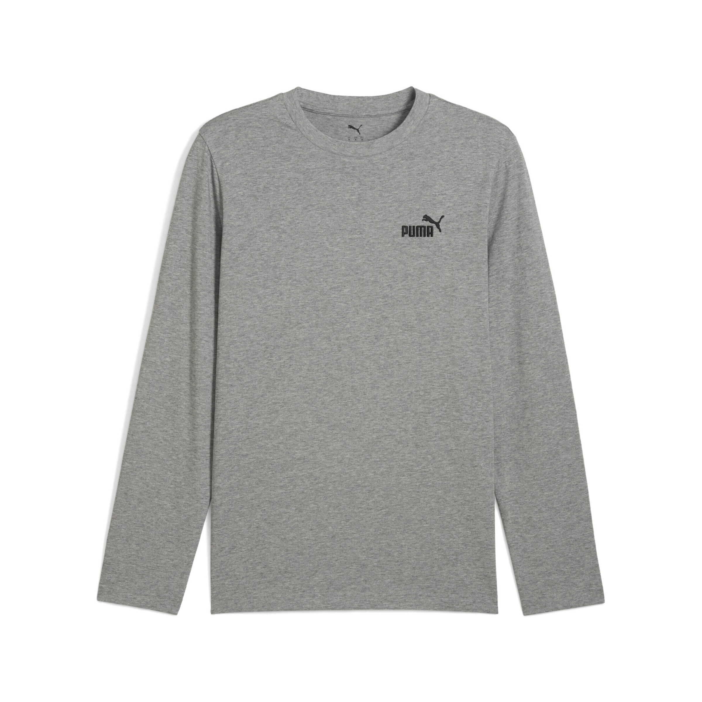 PUMA Shirt 'Essentials No. 1' in Grijs: voorkant