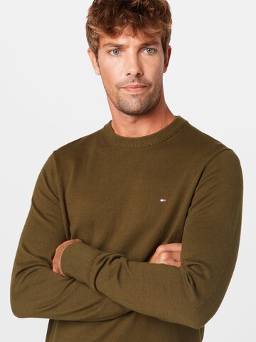 Regular fit Pullover di TOMMY HILFIGER in verde