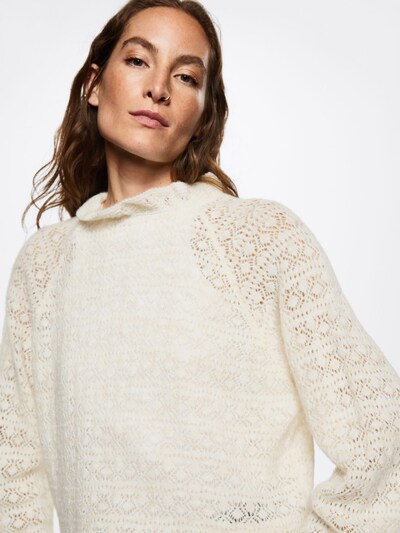 MANGO Pull-over 'FESTA' en beige clair, Vue avec produit