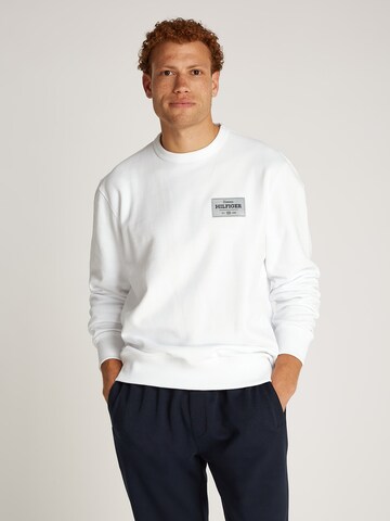 TOMMY HILFIGER Mikina – bílá: přední strana
