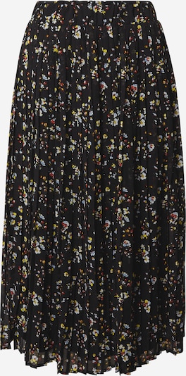 Fustă 'VIBLOSSOMS HW MIDI SKIRT/PB' VILA pe negru, Vizualizare produs